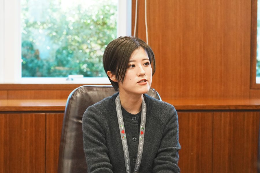 若林さんのインタビュー風景